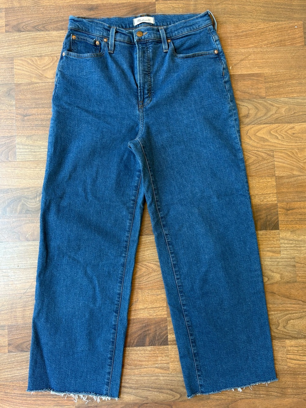Madewell Perfect Vintage Wide-leg Leg Jeans Harvey Wash - Short